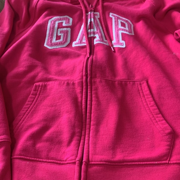 GAP Vibrant pink Zip-Up Hoodie - Picture 4 of 6